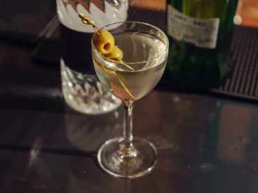A two-olive martini