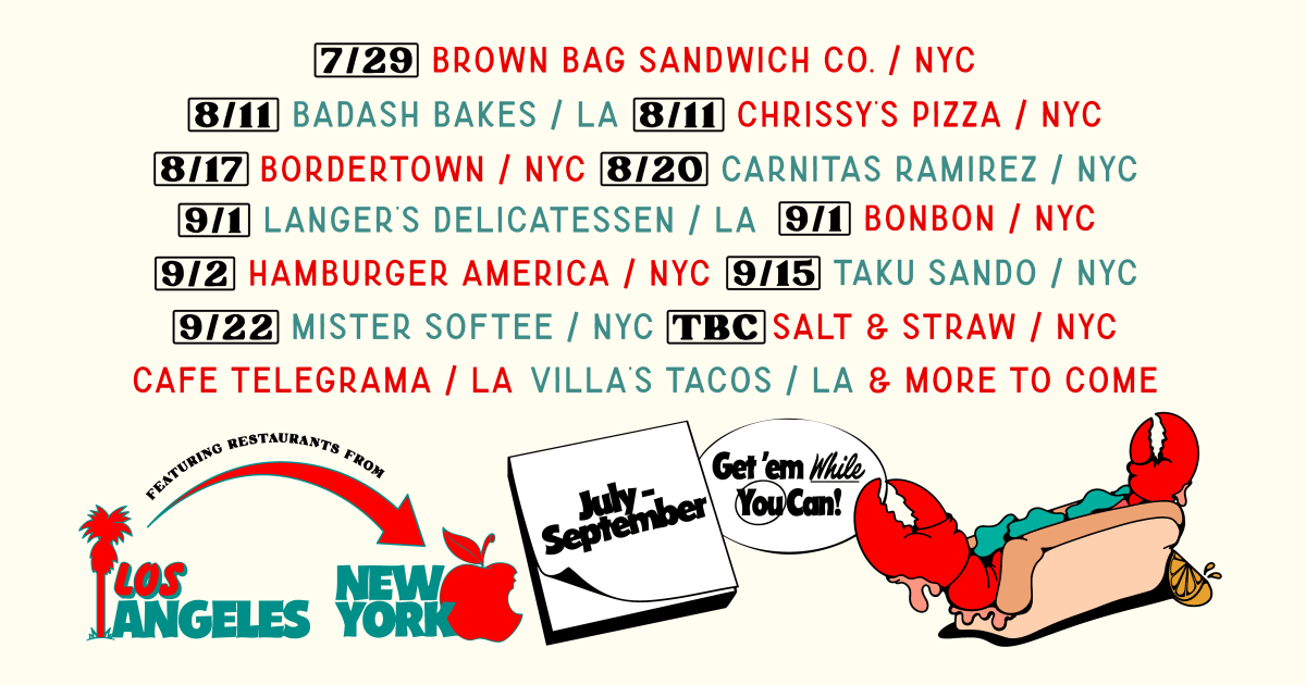 Where to Find Eater’s “Off Menu” Dish Drops and Restaurant Collabs